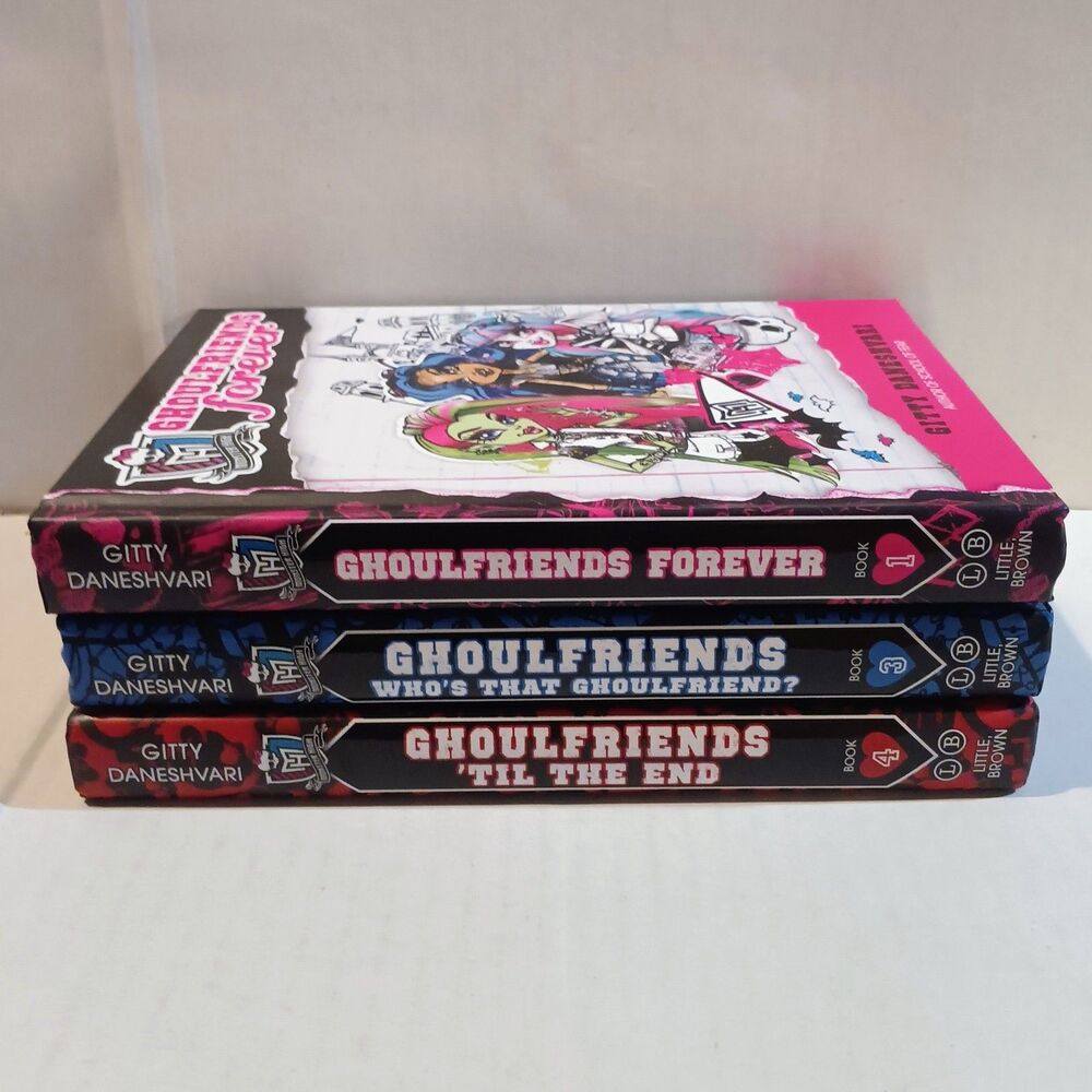 Monster High: Ghoulfriends-Gitty Daneshvari-Volume 1,3 & 4-Hard Cover-NEW